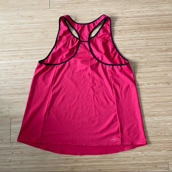 ADIDAS Red Racerback Tank top - Picture 2 of 3